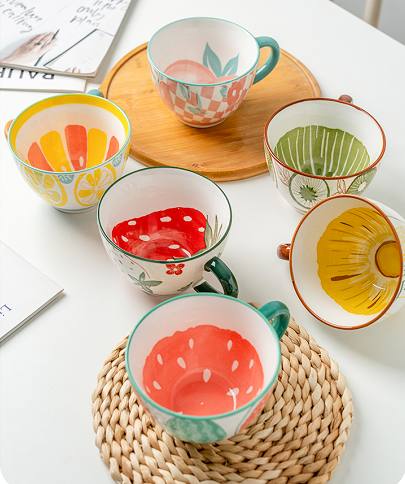 مج شوربه بورسلين هاند ميد