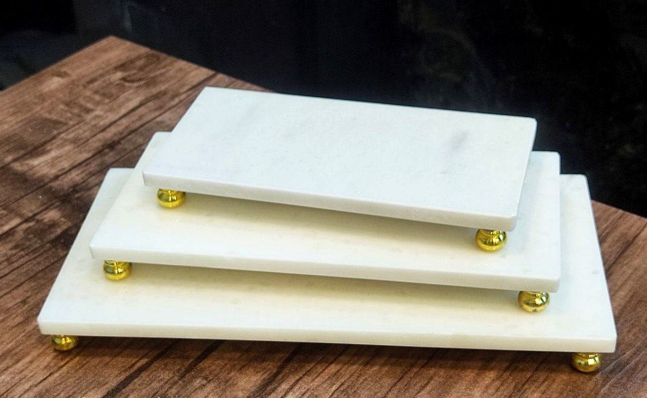 طقم صواني رخامي تركي