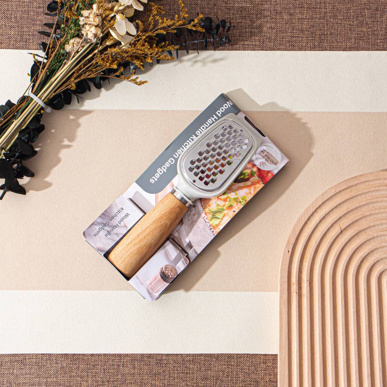 مبشره استيل يد خشب