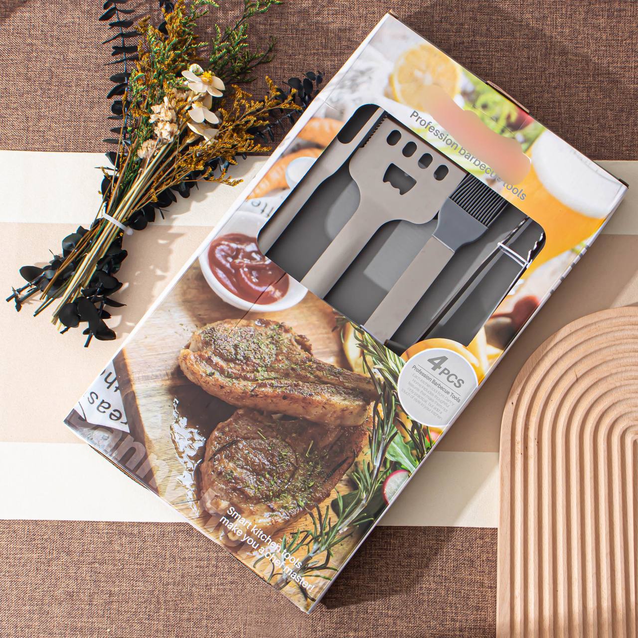 طقم مشاوي 4 قطع