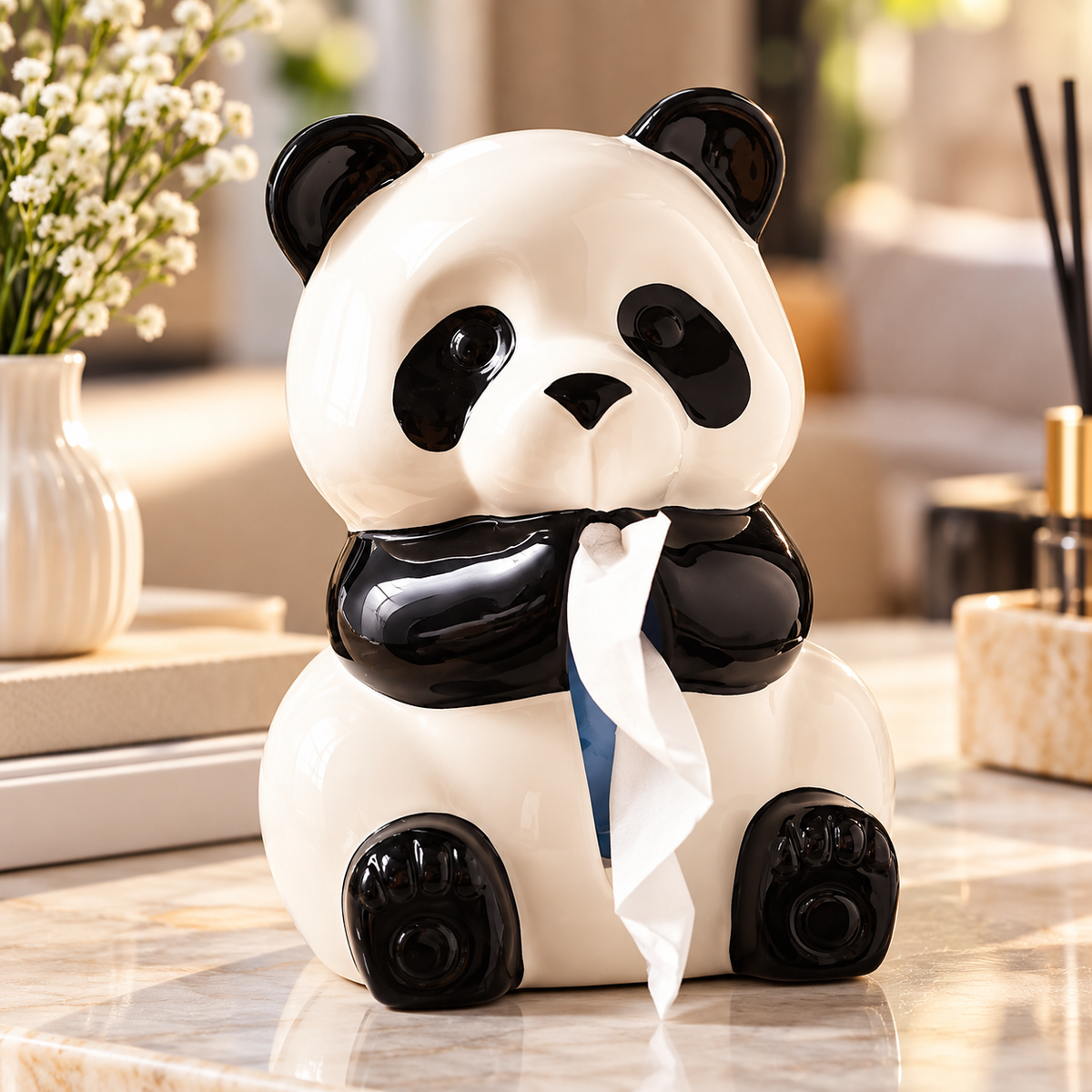 علبه مناديل بورسلين باندا 🐼