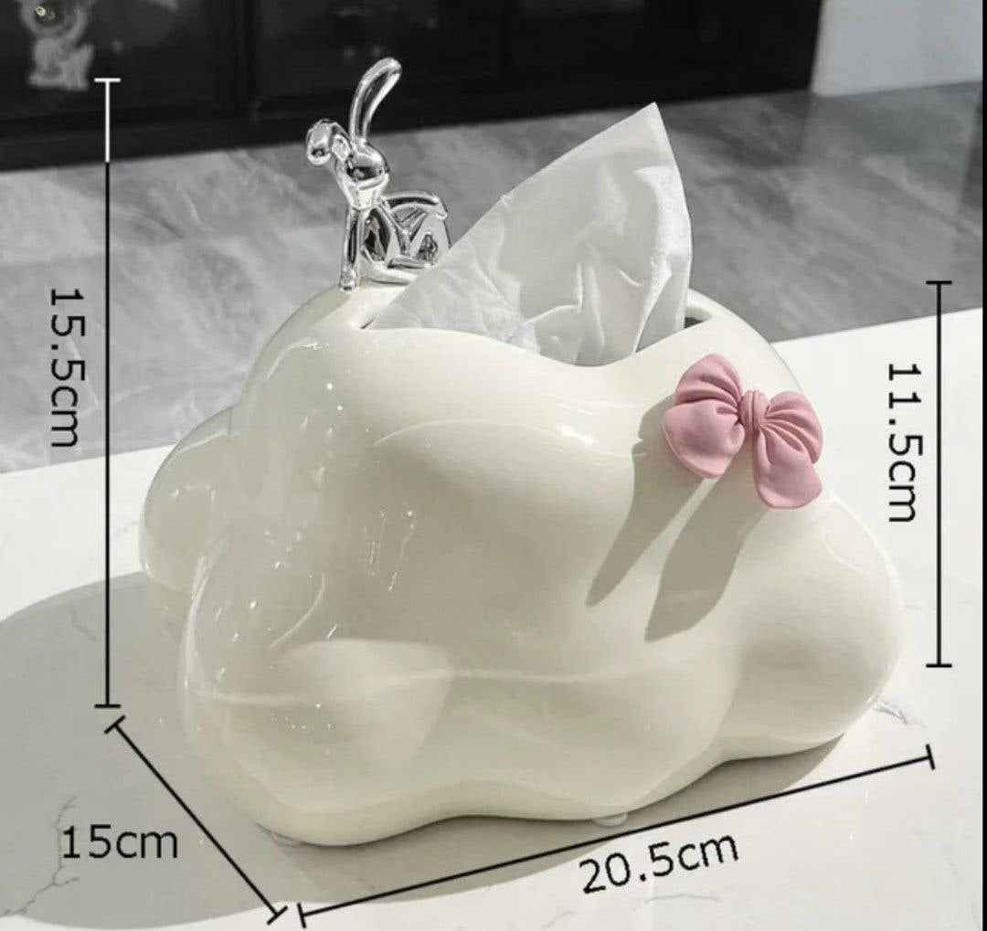 علبه مناديل بورسلين