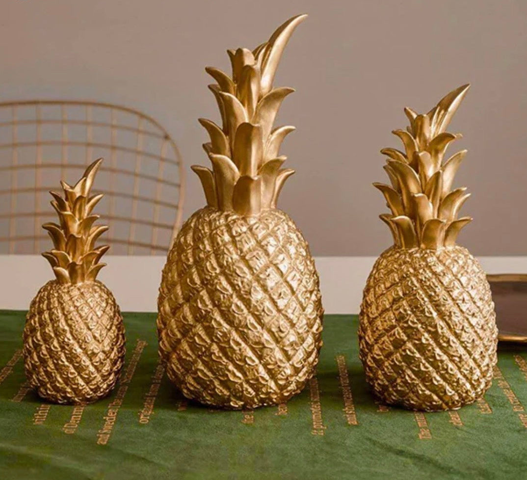 اناناس ديكور3 قطع