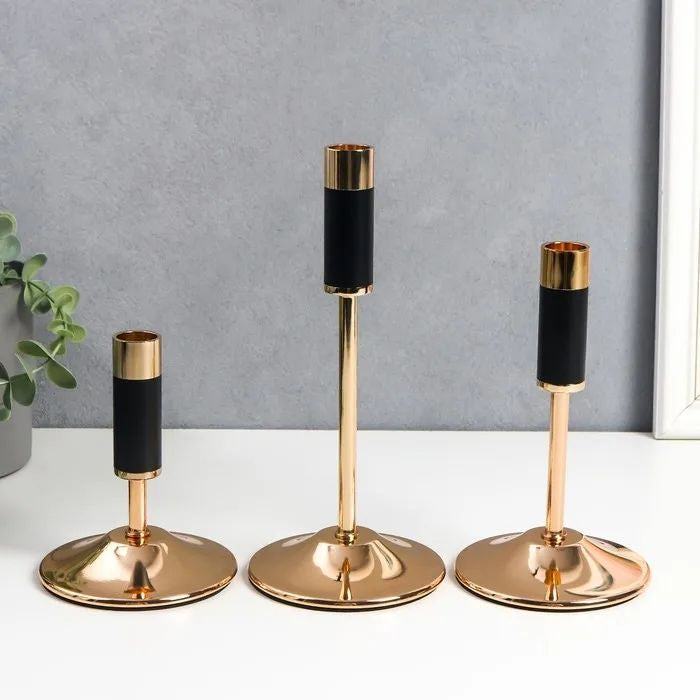طقم شمعدان 3 قطع