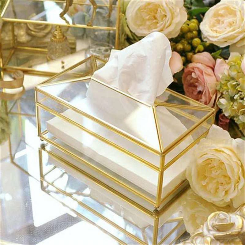 علبه مناديل زجاج