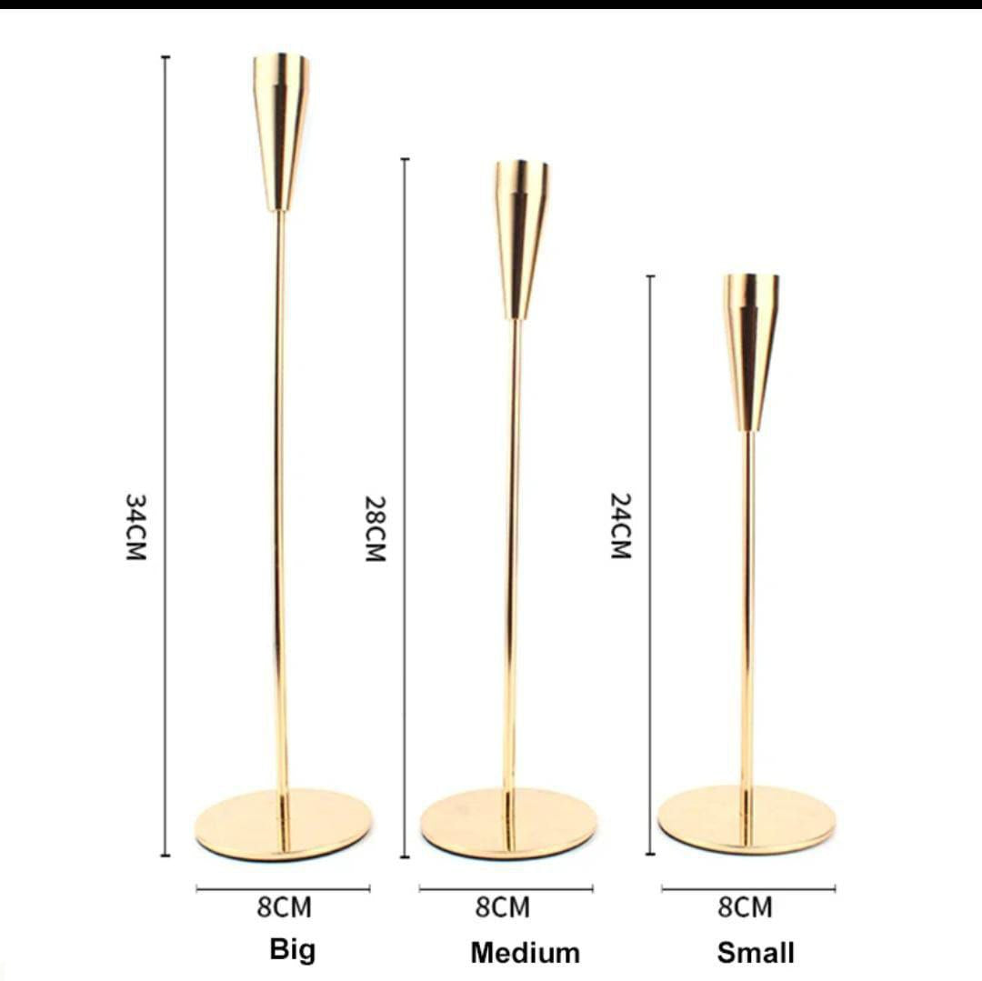 طقم شمعدان ثلاثي