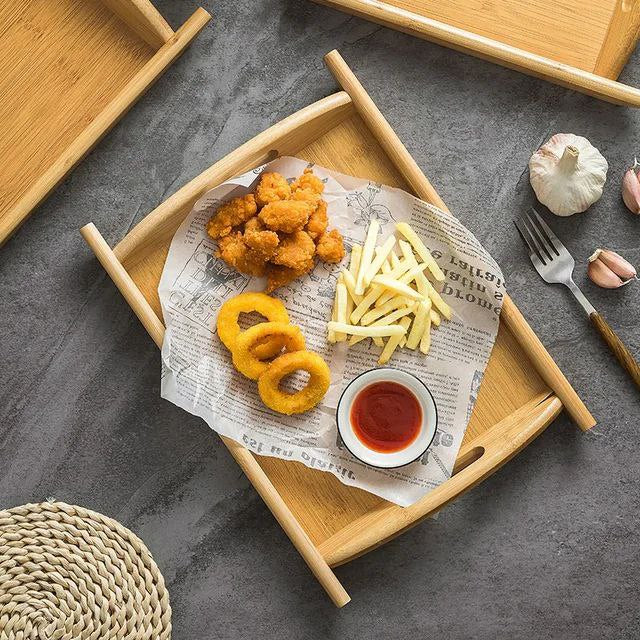 طقم صواني خشب 3 قطع