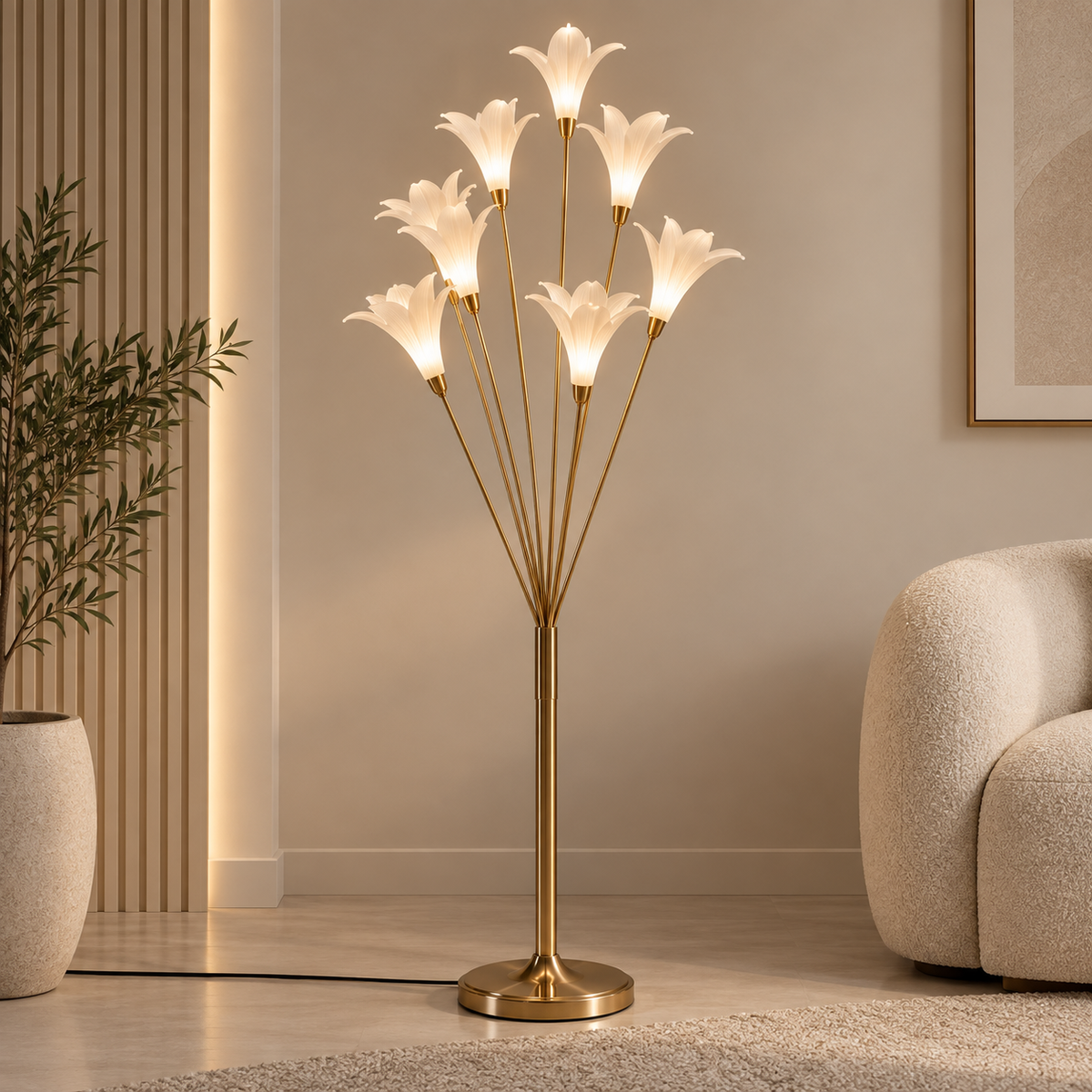 لمبادير Floor Lamp