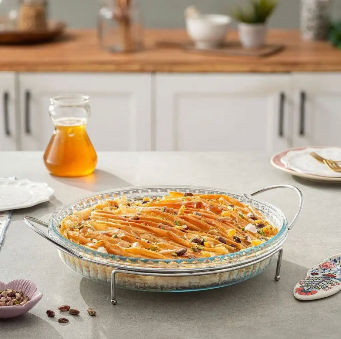 طاجن بيركس بحامل معدن