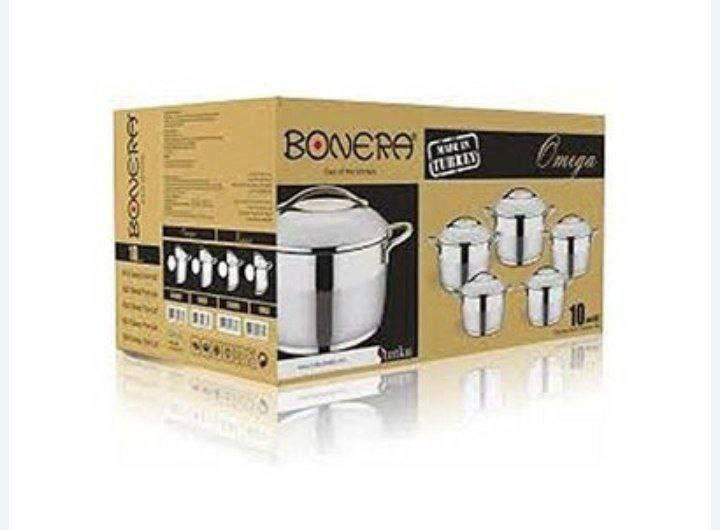 طقم حلل استانلس 10 قطع