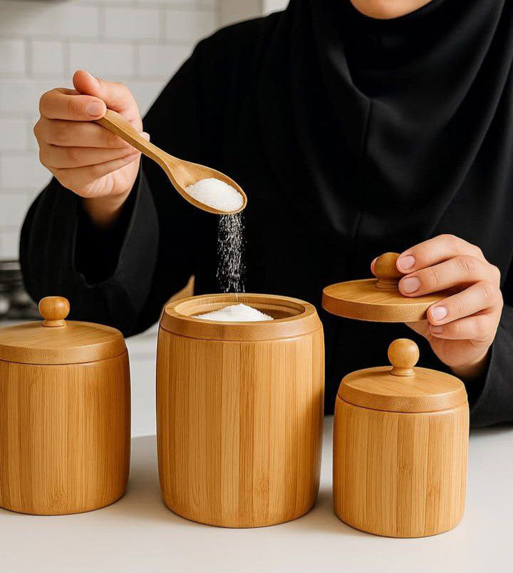 طقم كوفي خشب