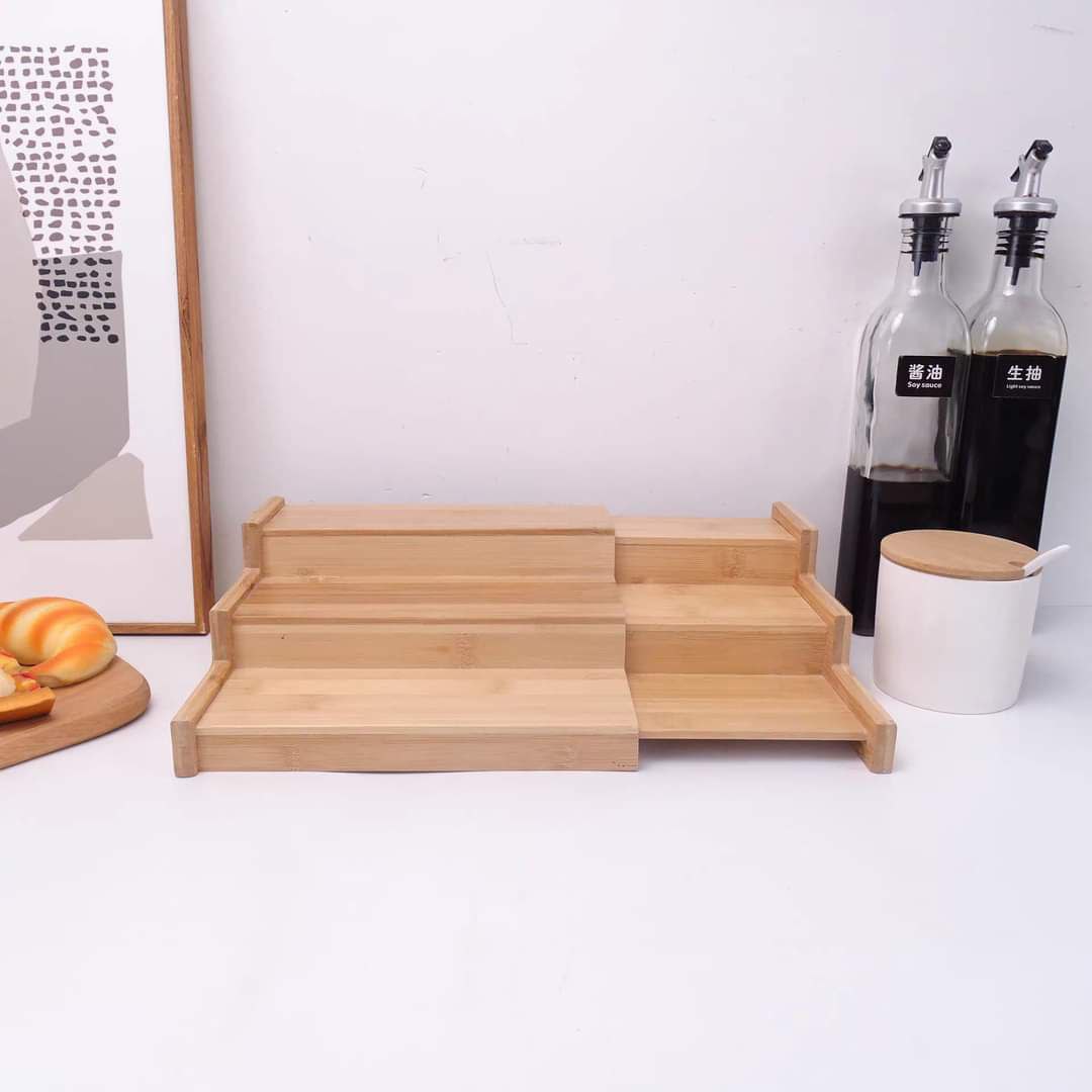 سلم ومنظم خشب