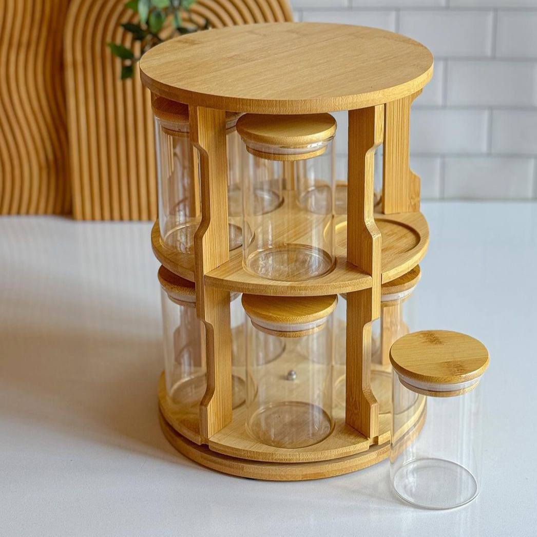 طقم توابل دوار