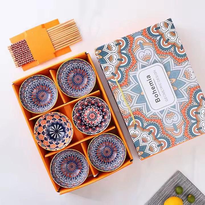 طقم بوله بورسلين 6 قطع