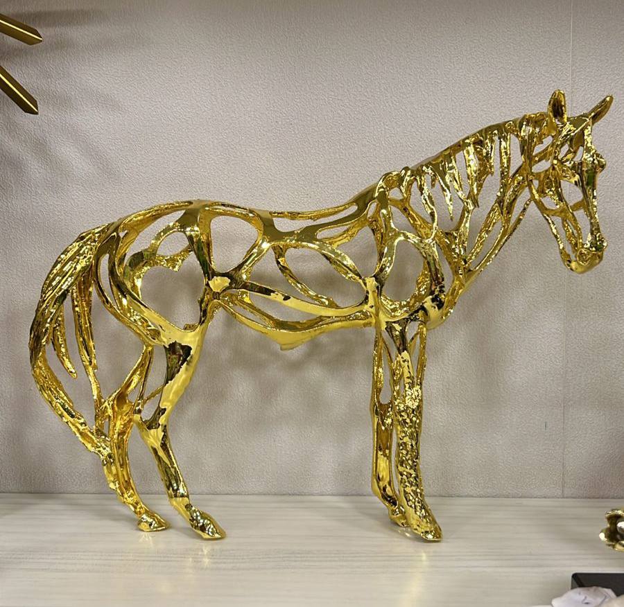 حصان معدن ديكور