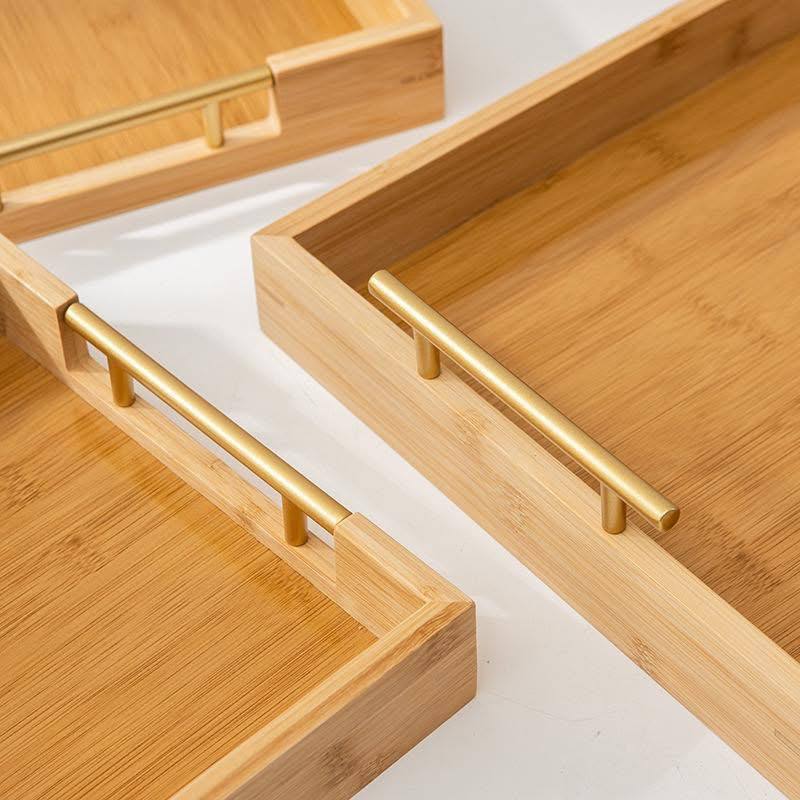 طقم صواني خشب 3 قطع