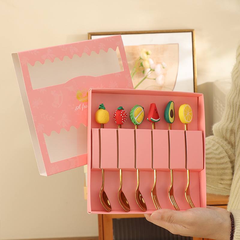 طقم معالق اشكال 6 قطع