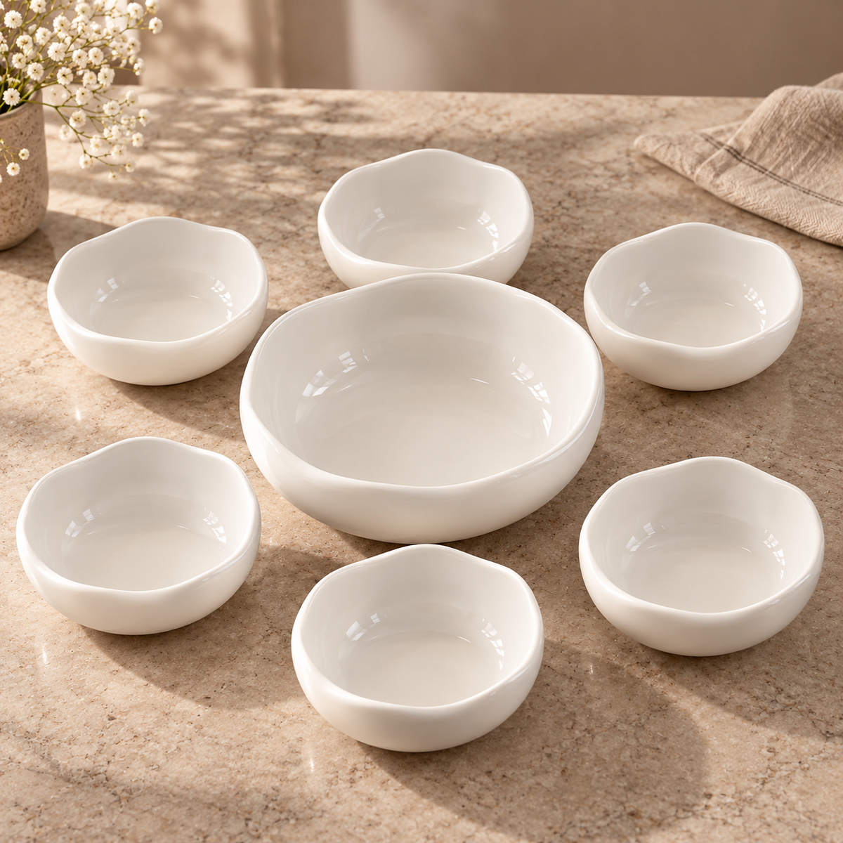 طقم عشاء 7 قطع Elegance
