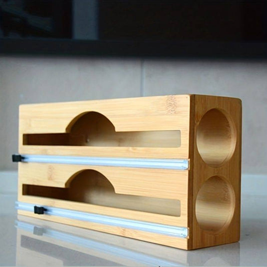 حامل فويل خشب ثنائي