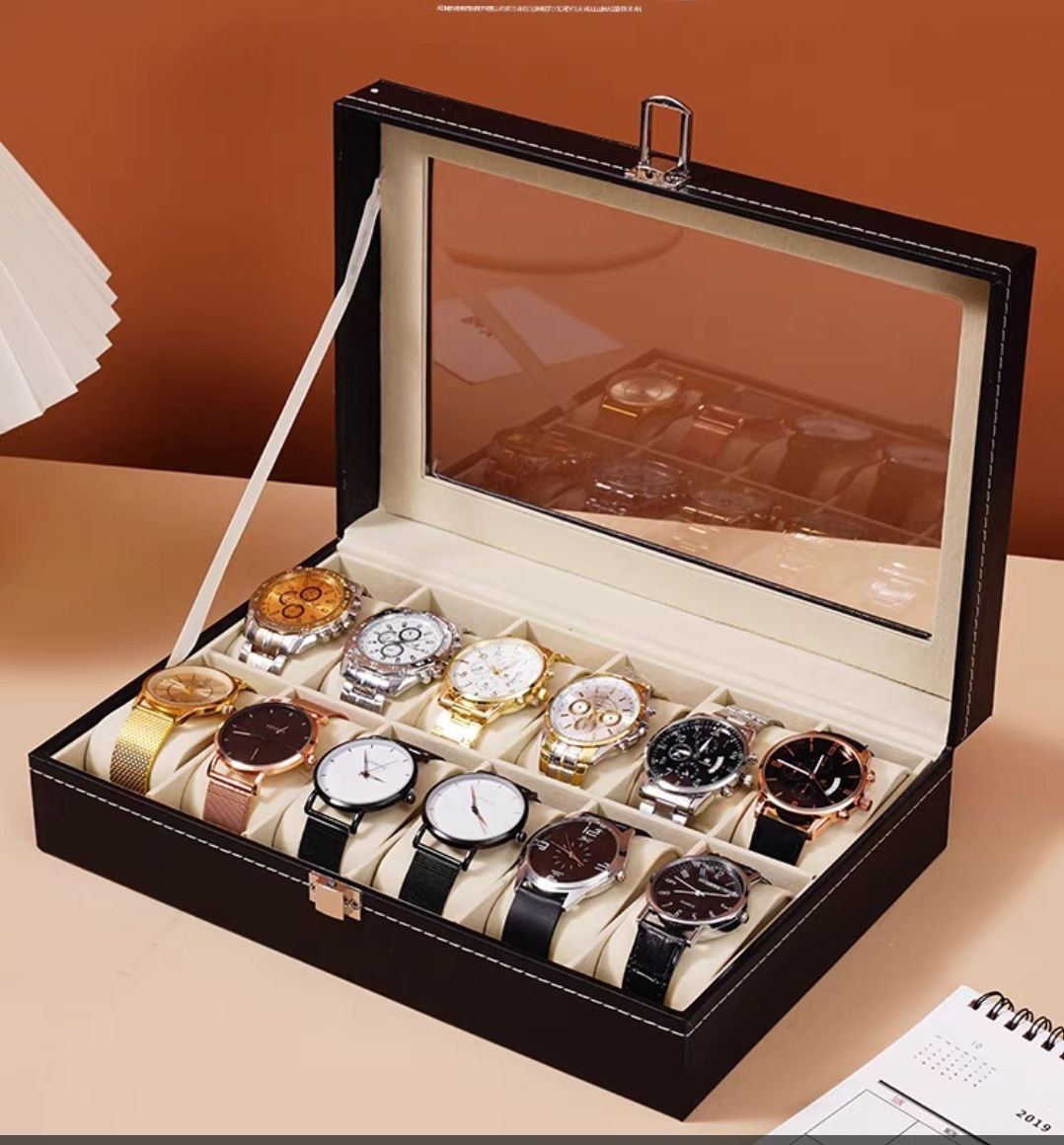 منظم ساعات جلد 12 خانه