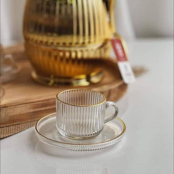 طقم فنجان قهوه 12 قطعه