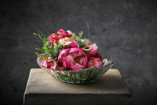 طبق فاكهه زجاج تركي