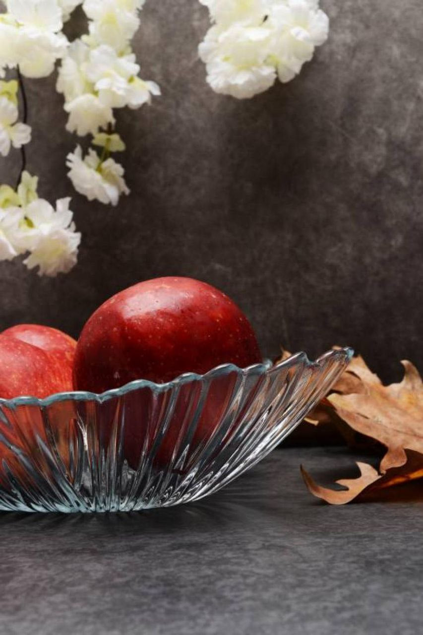 طبق فاكهه زجاج تركي