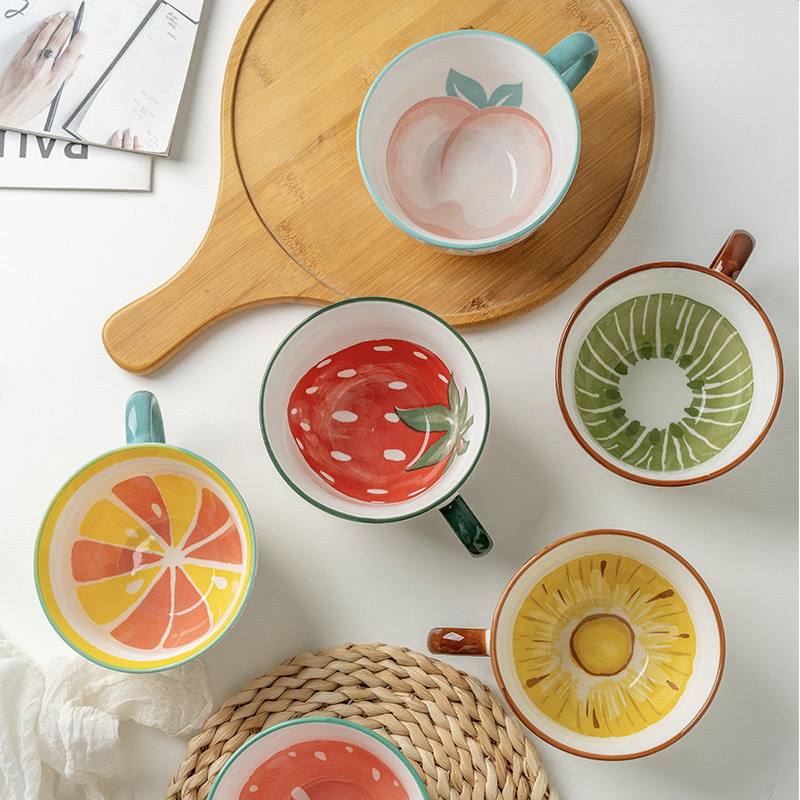 مج شوربه بورسلين هاند ميد