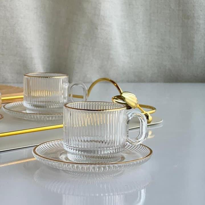 طقم فنجان قهوه 12 قطعه