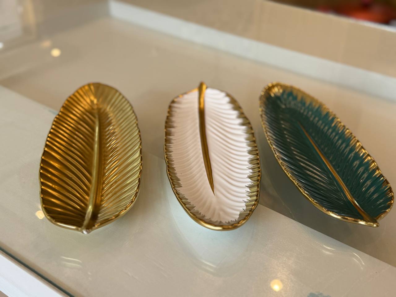 طقم تقديم بورسلين 3 قطع