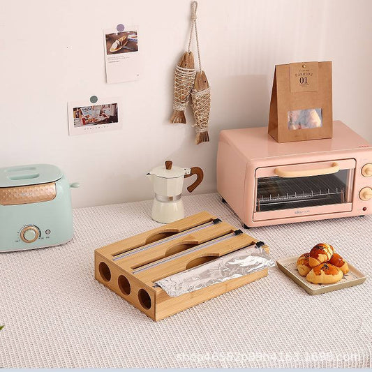 حامل فويل خشب