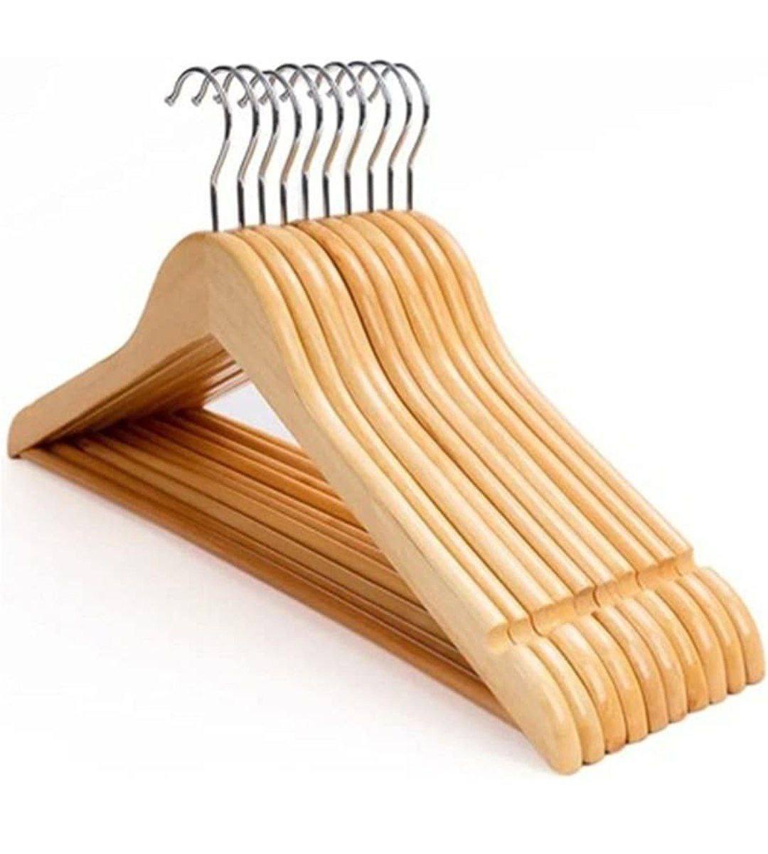 طقم شماعات خشب 6 قطع