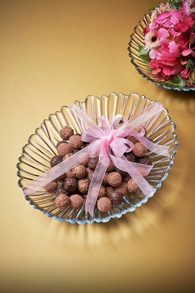 طبق فاكهه زجاج تركي