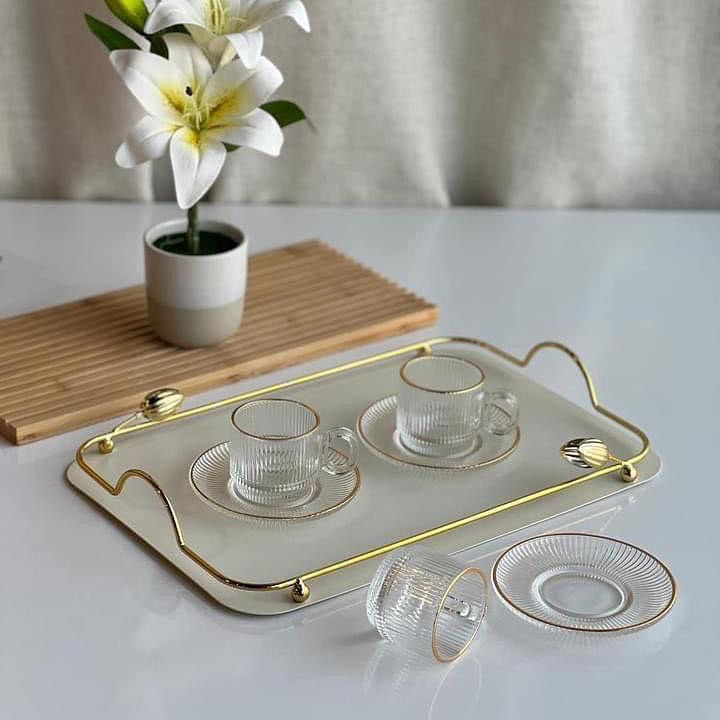 طقم فنجان قهوه 12 قطعه