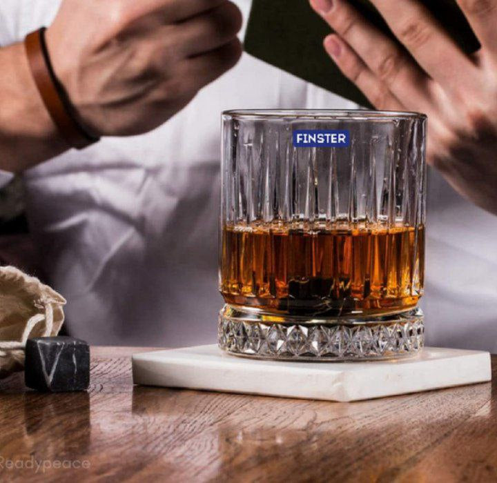 طقم كوب زجاج 6 قطع