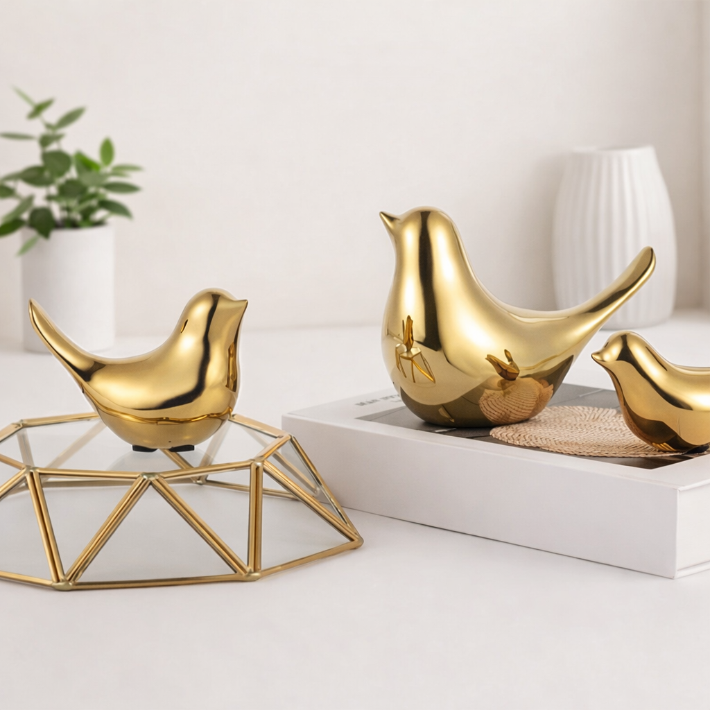 عصفوره ديكور 3 قطع