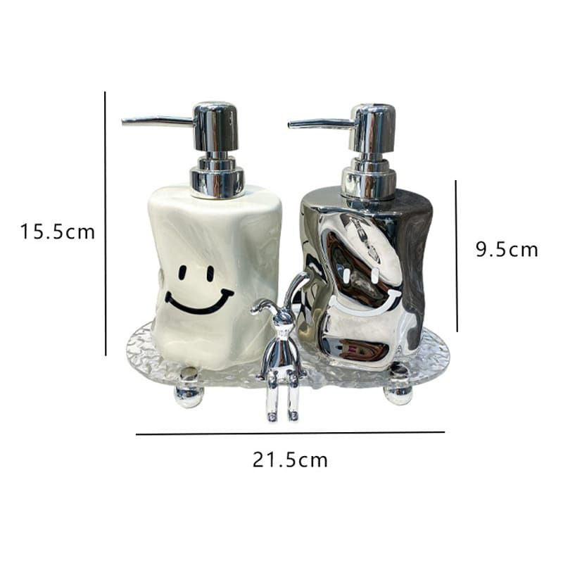 طقم حمام بورسلين بالحامل