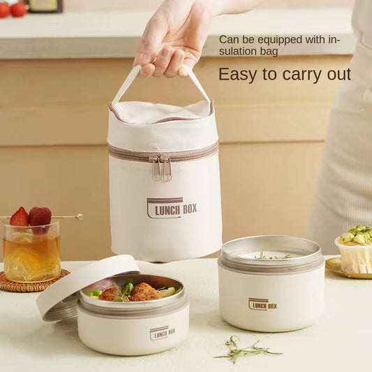 طقم لانش بوكس 3 قطع + شنطه