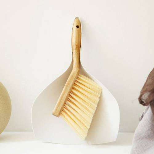 طقم جاروف خشبي