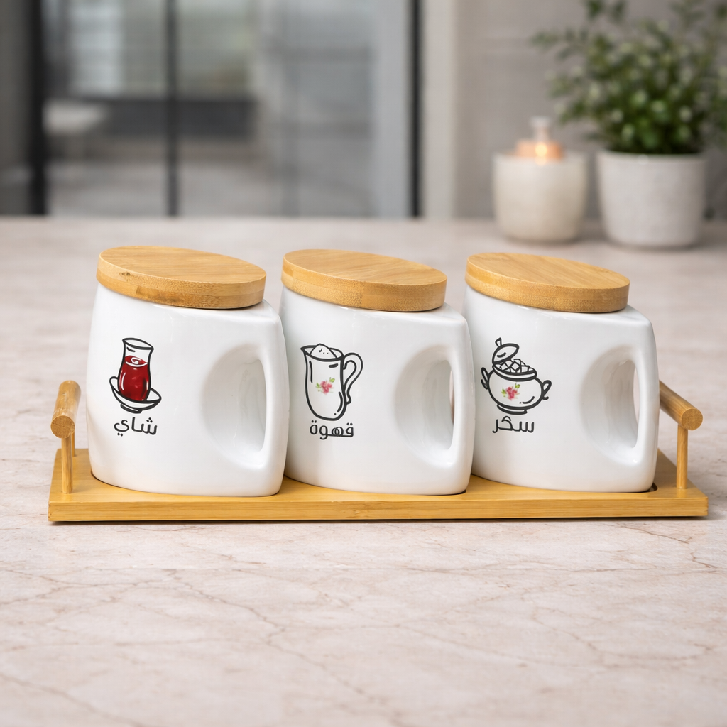 طقم كوفي بورسلين