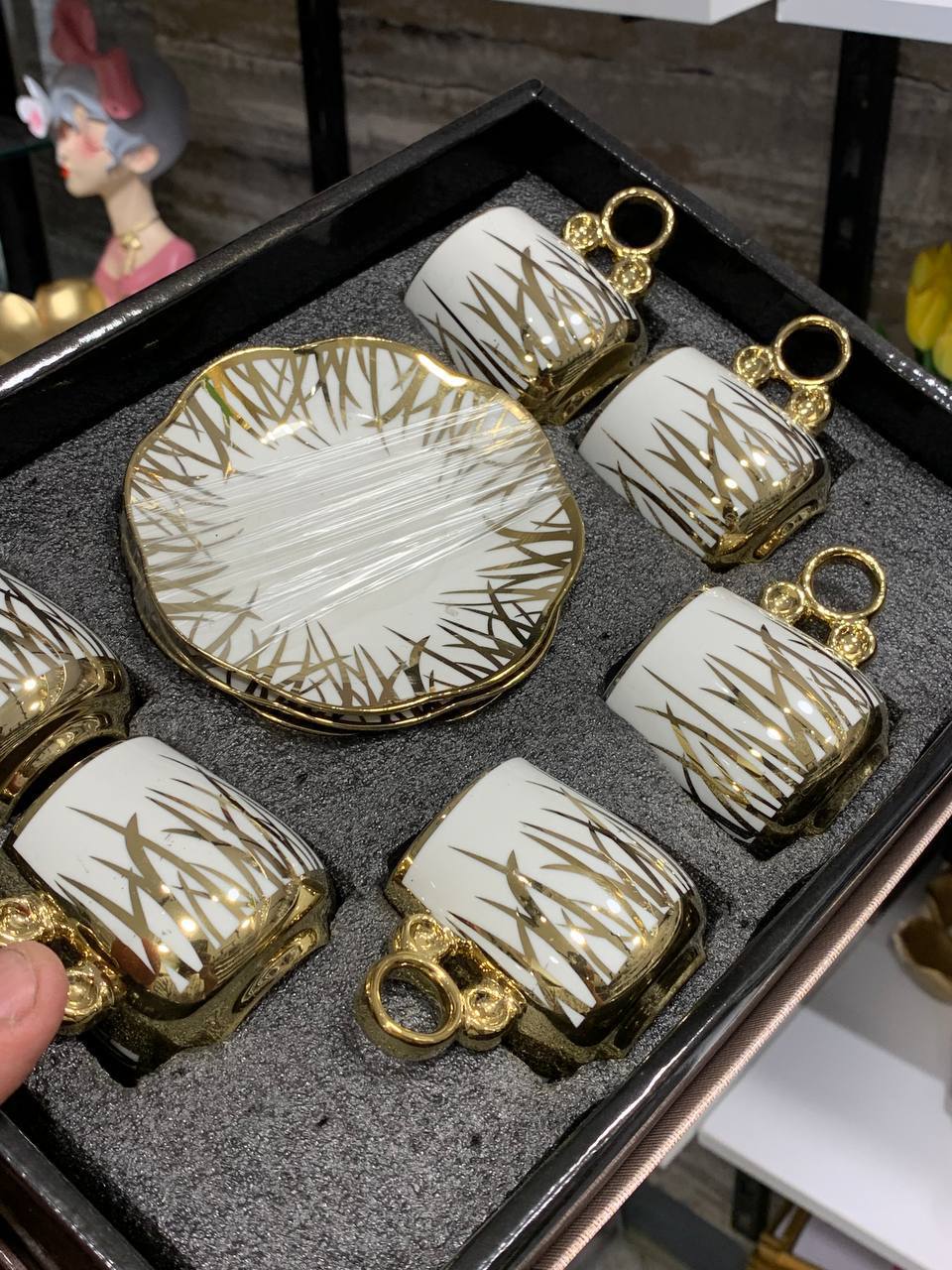 طقم قهوه بورسلين