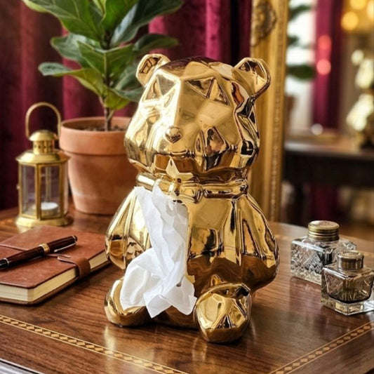 علبه مناديل مجسم بورسلين