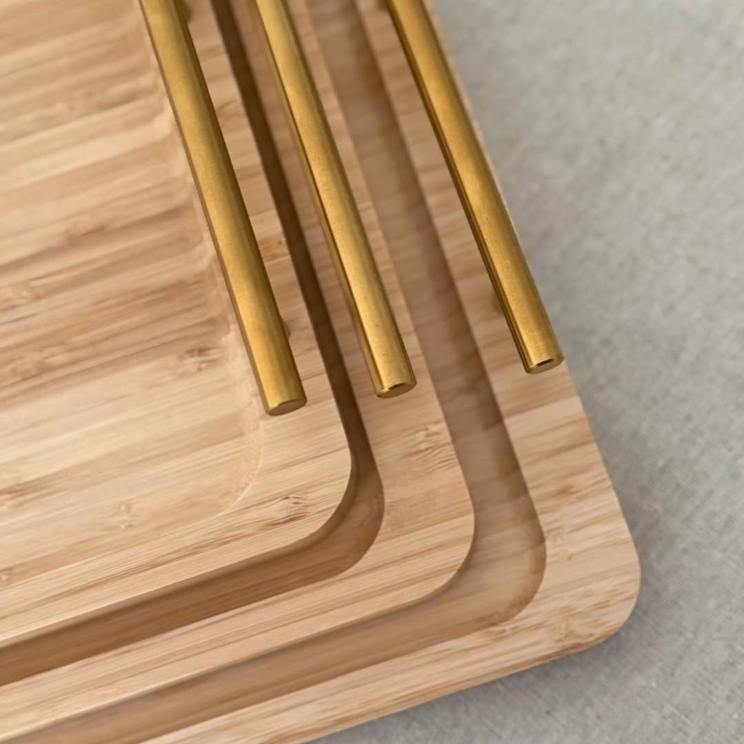 طقم صواني خشب 3 قطع