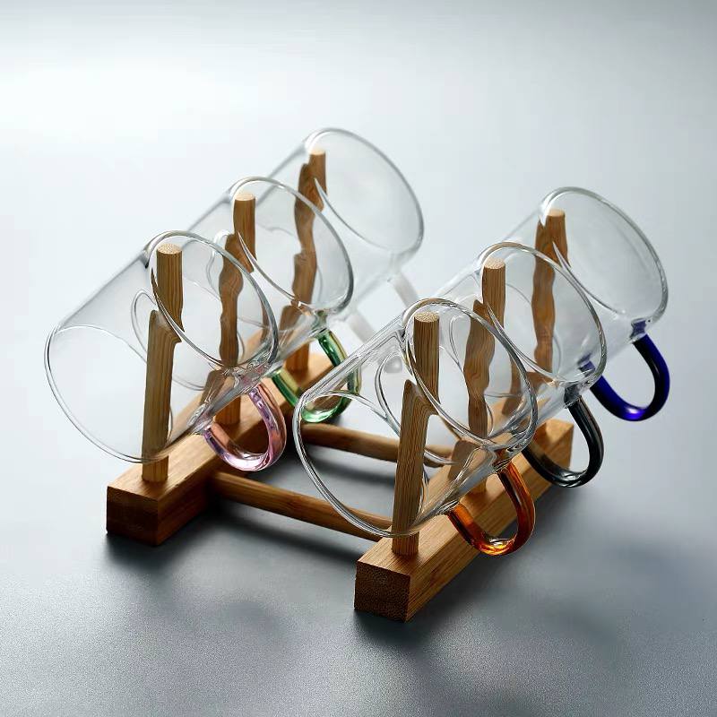 طقم فنجان قهوه بالحامل