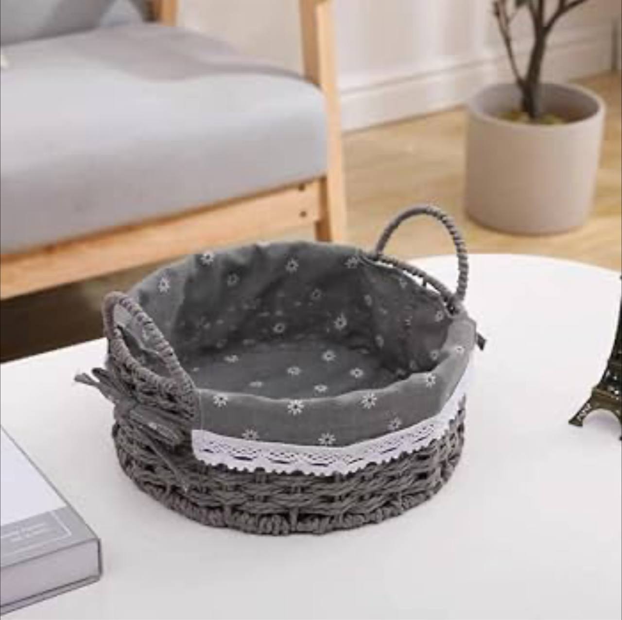 طقم باسكت رتان 2 قطعه